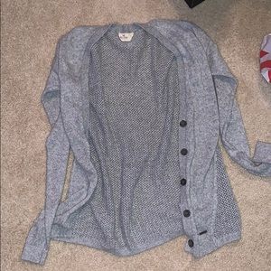Gray cardigan